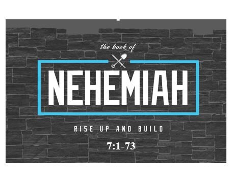 Nehemiah 7:1-73  — The Importance of Godly Worship