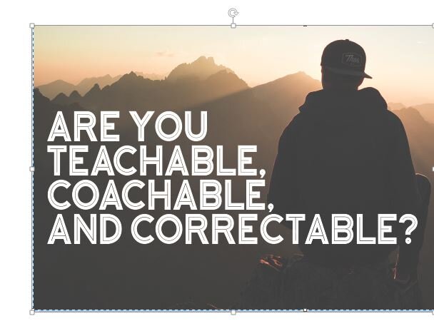 Luke 11:29-36  — How Coachable Are You?