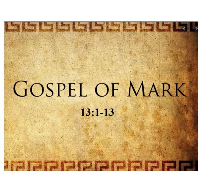 Bible Outlines Mark 13 1 13 Be On Alert Part 1