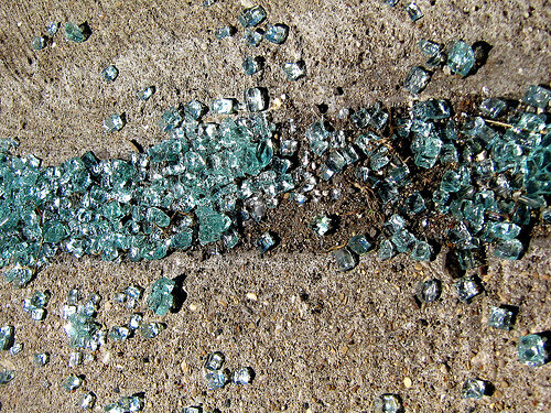 Pet Peeve #26: Broken Glass Left on the Street After Accidents