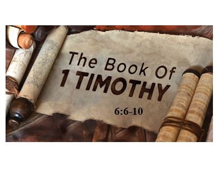 1 Timothy 6:6-10  — All That Glitters is Not Gold