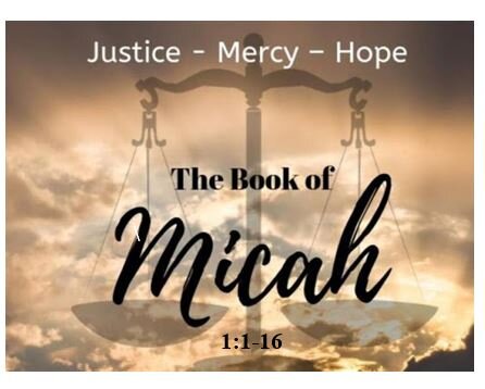 Micah 1:1-16  — Sin is a Crying Shame