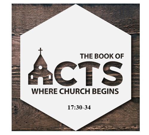 Acts 17:30-34  –No Room for Tolerance About Who God Is – Part 3 – The Application and Response