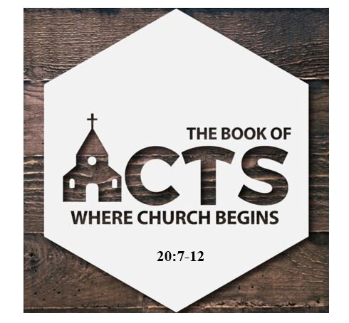 Acts 20:7-12  — Eutychus – A Divine Object Lesson Regarding Resurrection