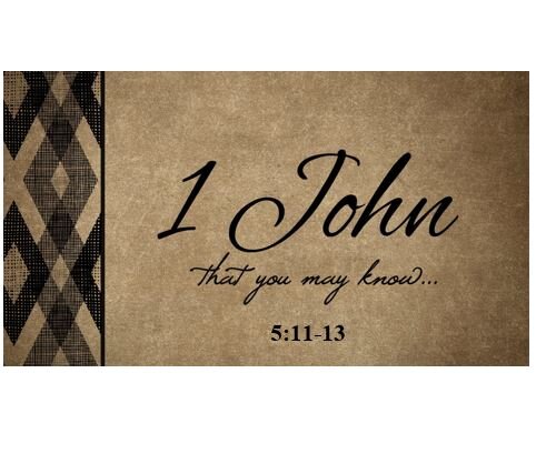 1 John 5:11-13  — No Christ . . . No Life