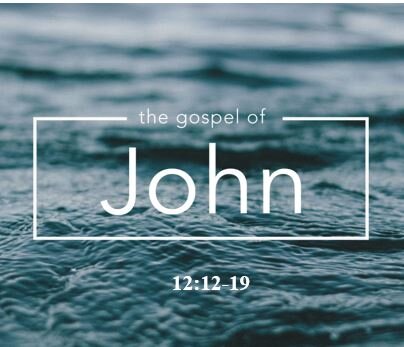 John 12:12-19  — The Bandwagon of Popular Acceptance