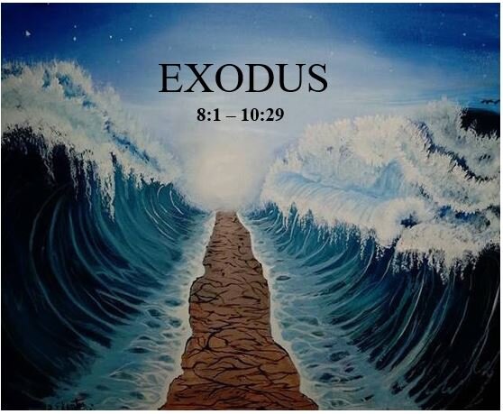Exodus 8:1 – 10:29  — Series of Plagues — Demonstration of God’s Sovereign Power and Control