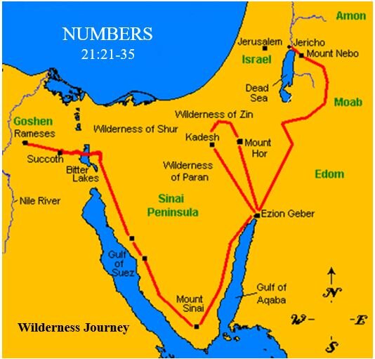 Numbers 21:21-35  — Military Victories — Preparation to Conquest the Land