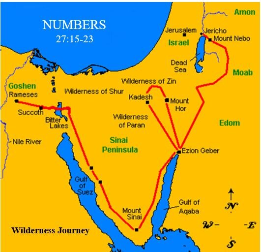 Numbers 27:15-23  — Commissioning of Joshua to Succeed Moses