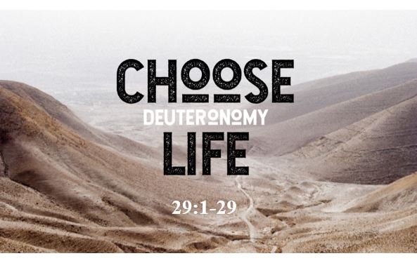 Deuteronomy 29:1-29  — Appeal for Covenant Loyalty