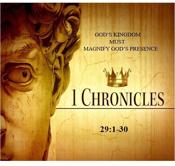 1 Chronicles 29:1-30 — Final Preparation for Temple Construction as Kingship Transitions from David to Solomon